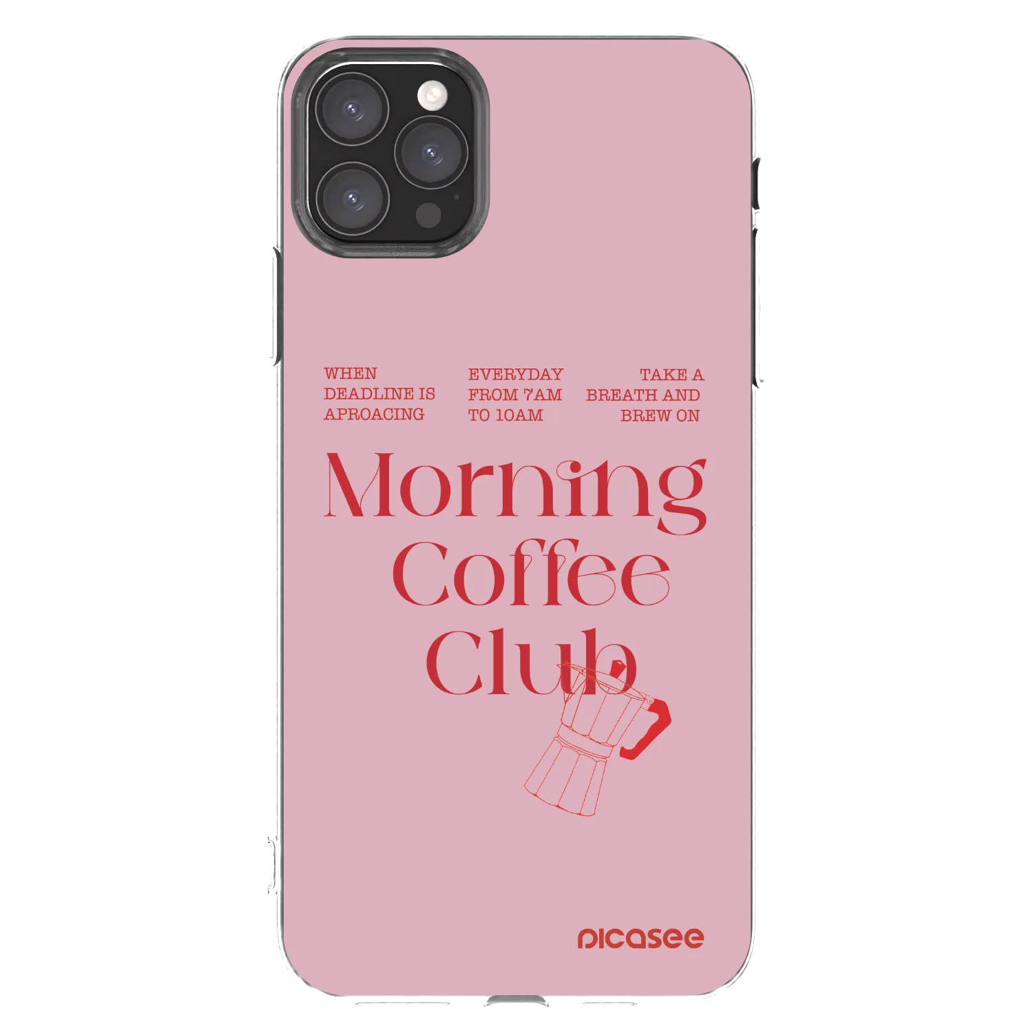 Picasee silikonska prozirna maskica za Apple iPhone 11 Pro Max - Morning