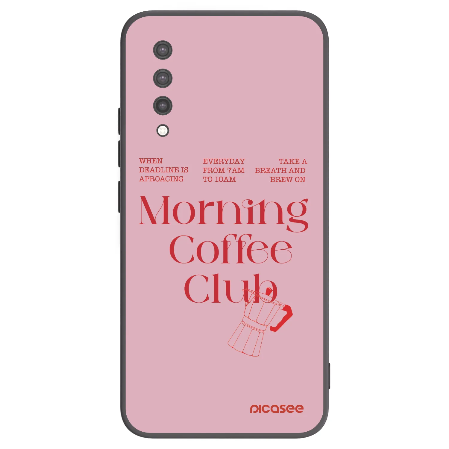 Picasee crna silikonska maskica za Xiaomi Mi 9 Lite - Morning