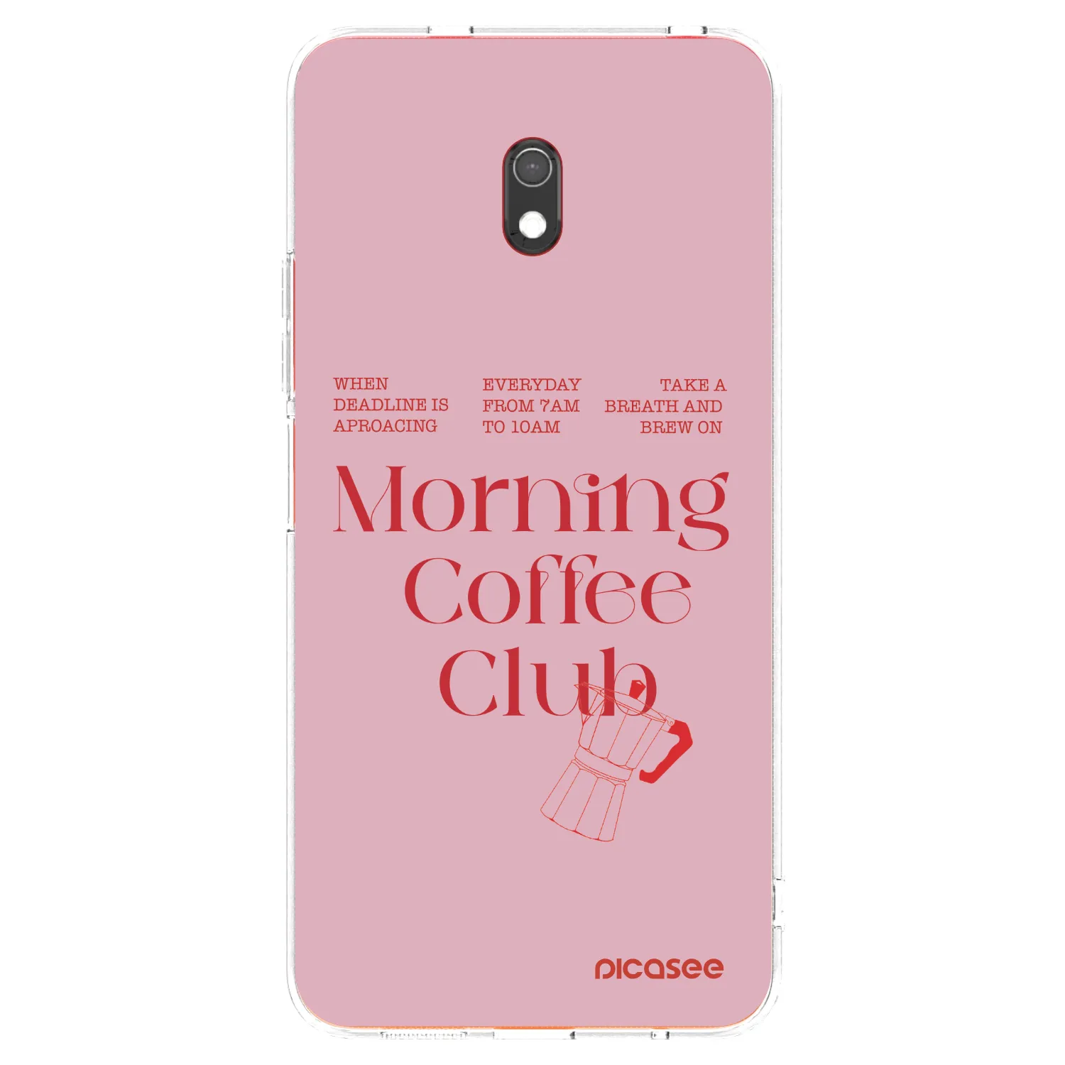 Picasee silikonska prozirna maskica za Xiaomi Redmi 8A - Morning
