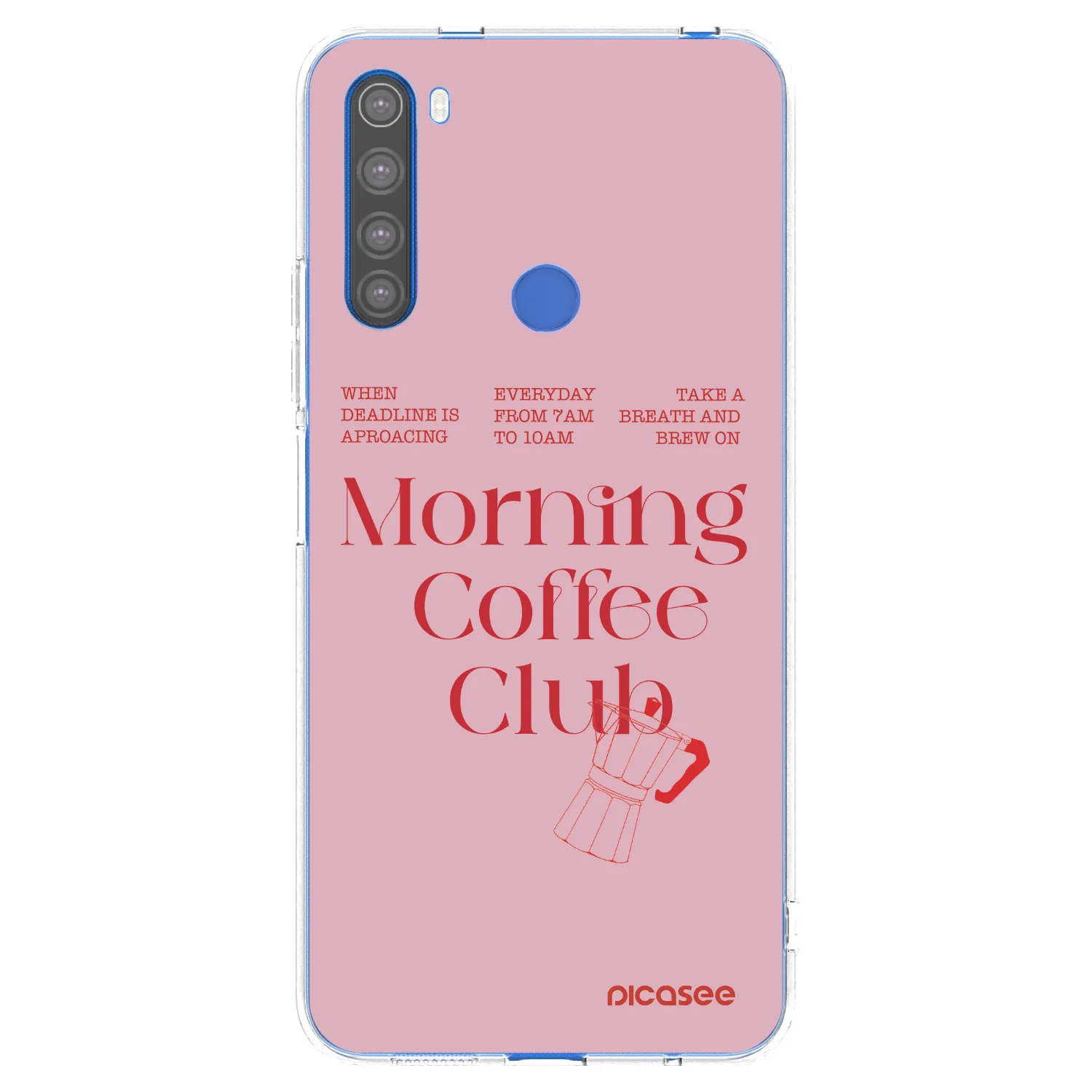 Picasee silikonska prozirna maskica za Xiaomi Redmi Note 8T - Morning