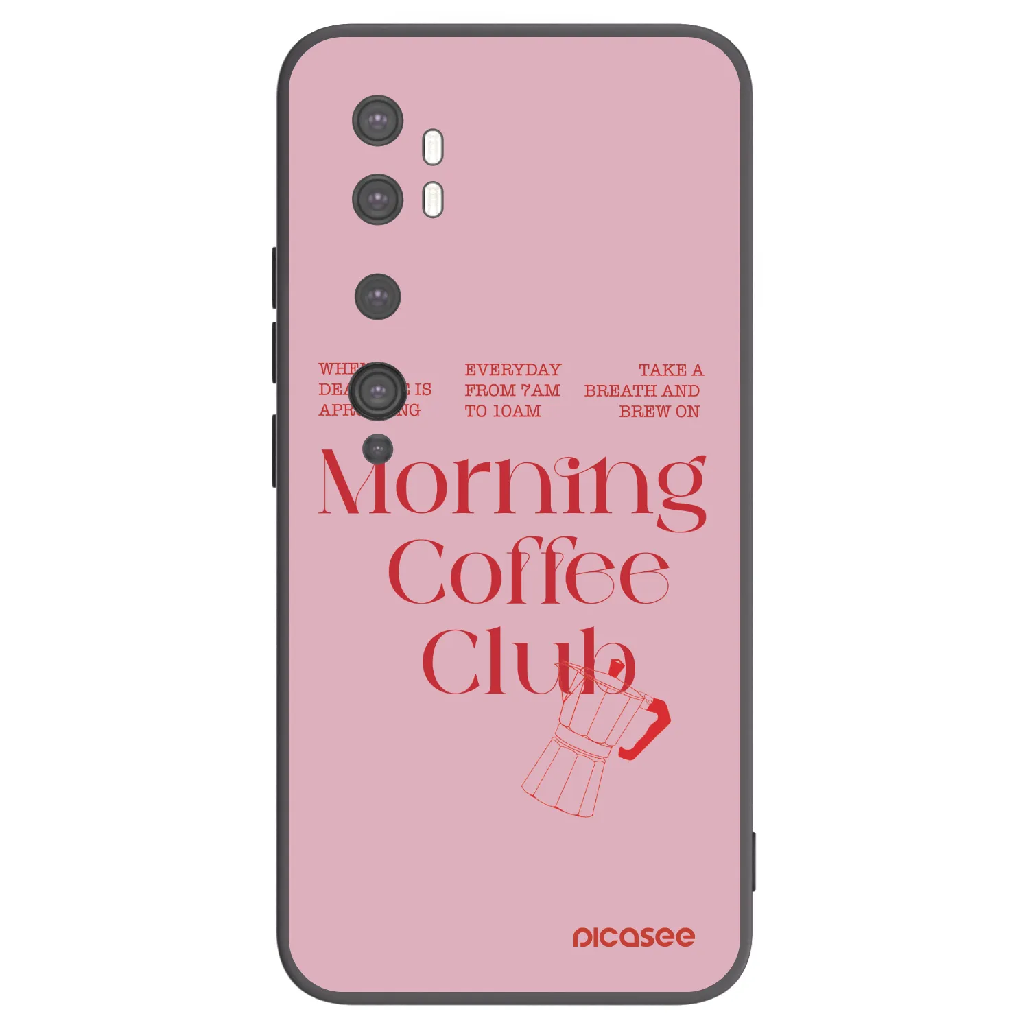 Picasee crna silikonska maskica za Xiaomi Mi Note 10 (Pro) - Morning