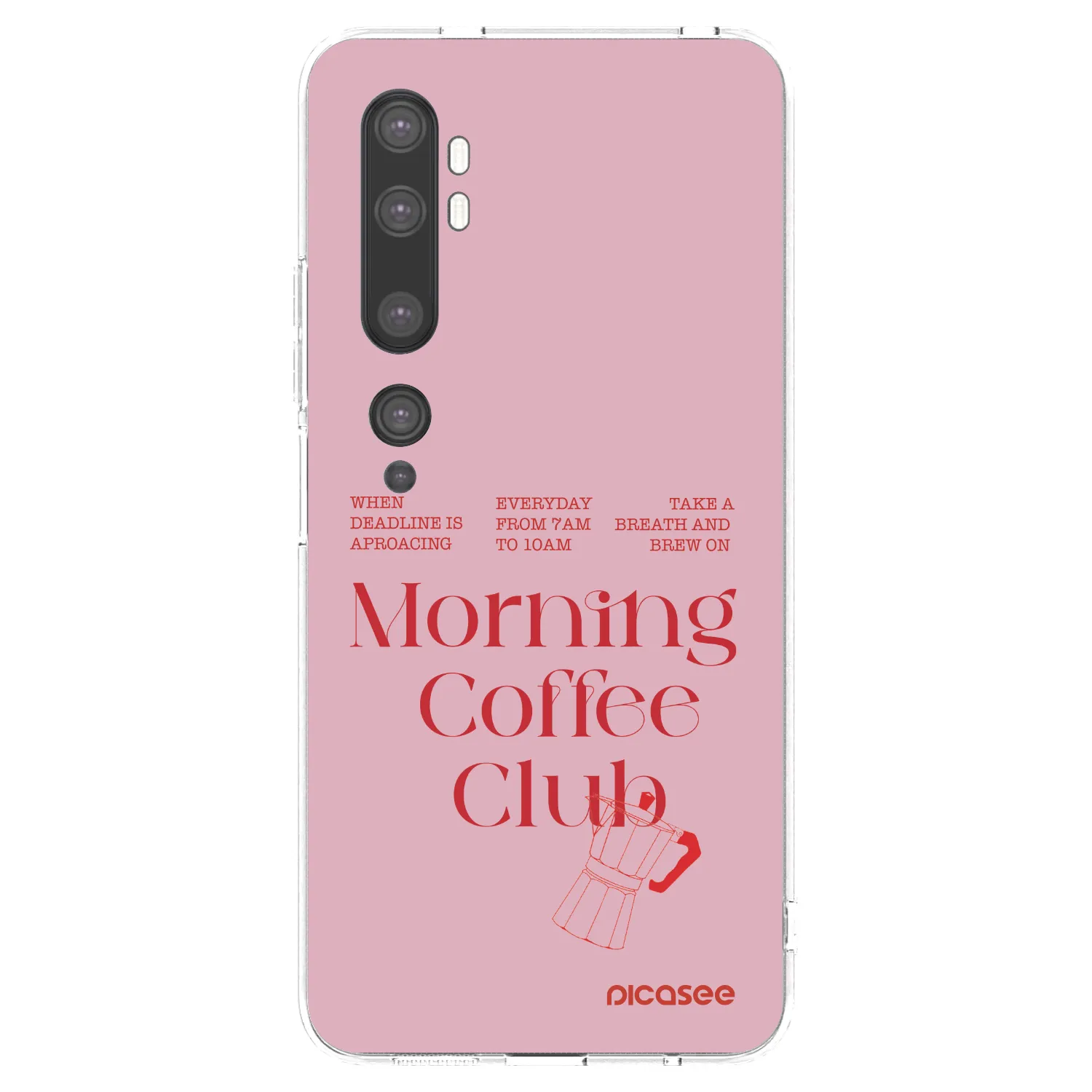 Picasee silikonska prozirna maskica za Xiaomi Mi Note 10 (Pro) - Morning