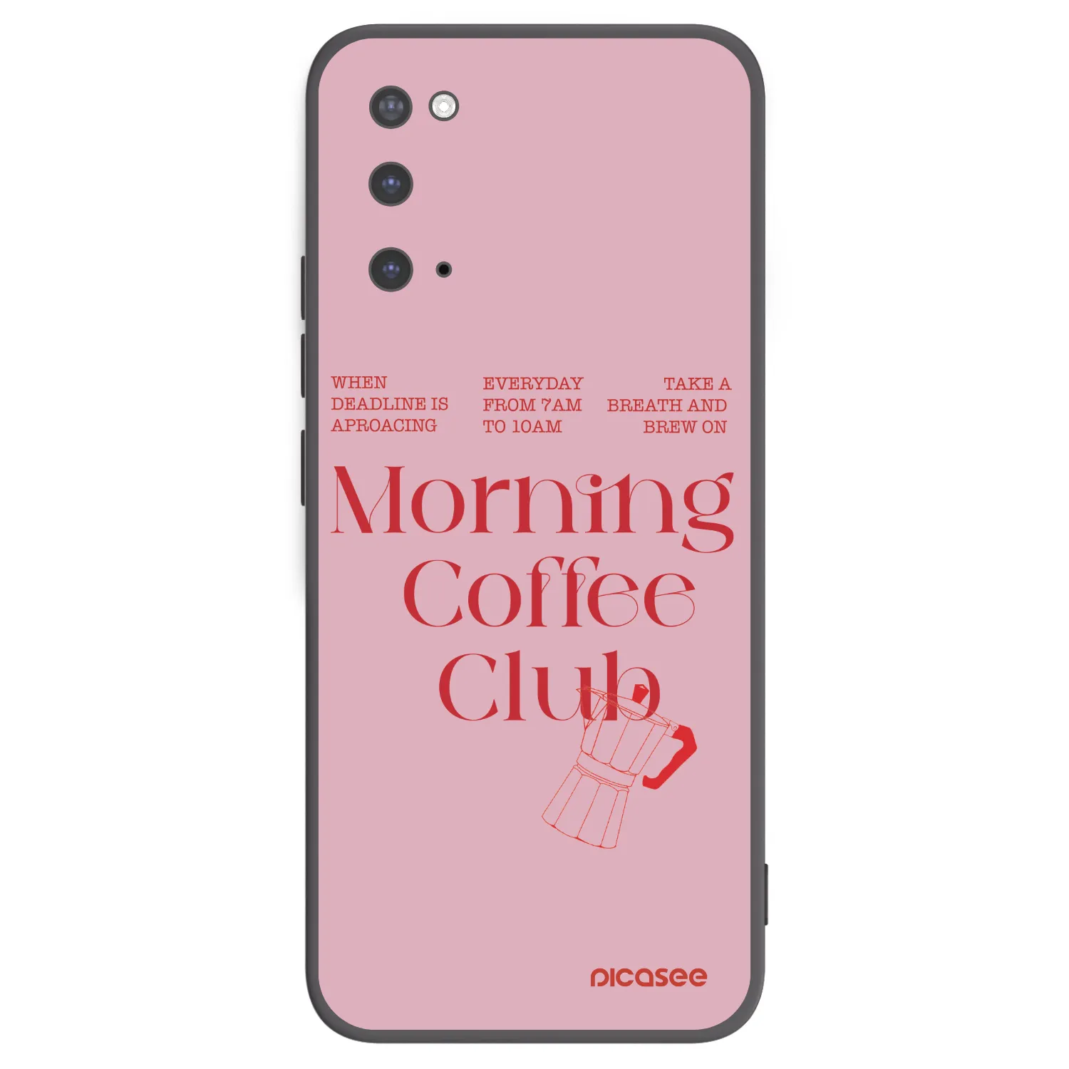 Picasee crna silikonska maskica za Samsung Galaxy S20 G980F - Morning