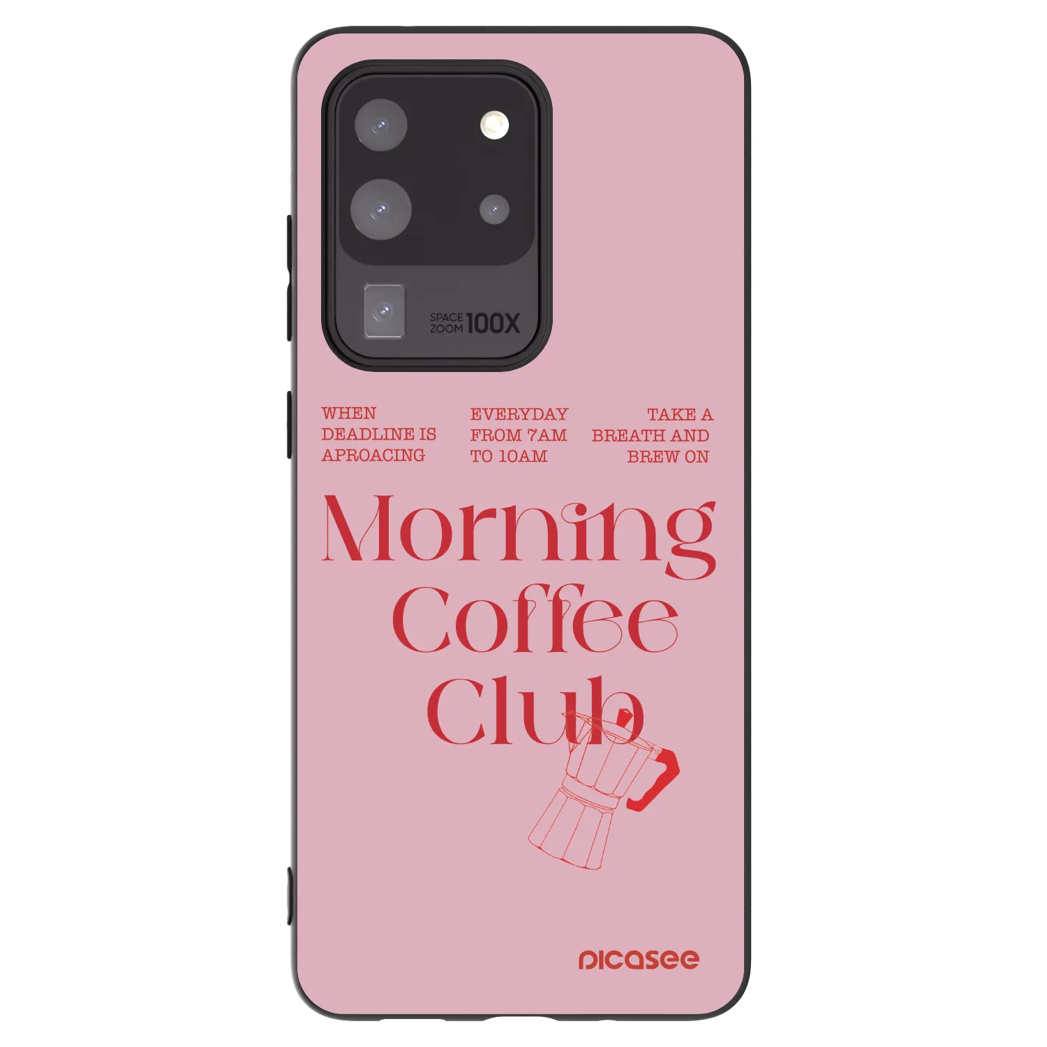 Picasee crna silikonska maskica za Samsung Galaxy S20 Ultra 5G G988F - Morning