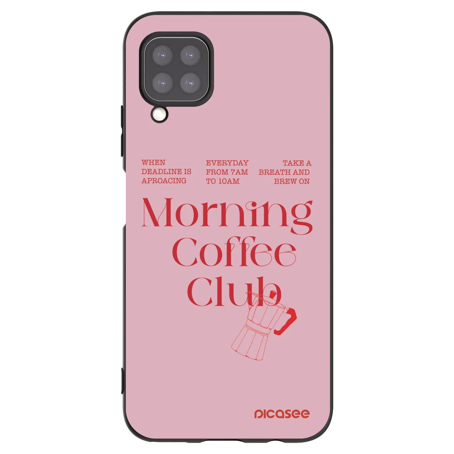 Picasee crna silikonska maskica za Huawei P40 Lite - Morning