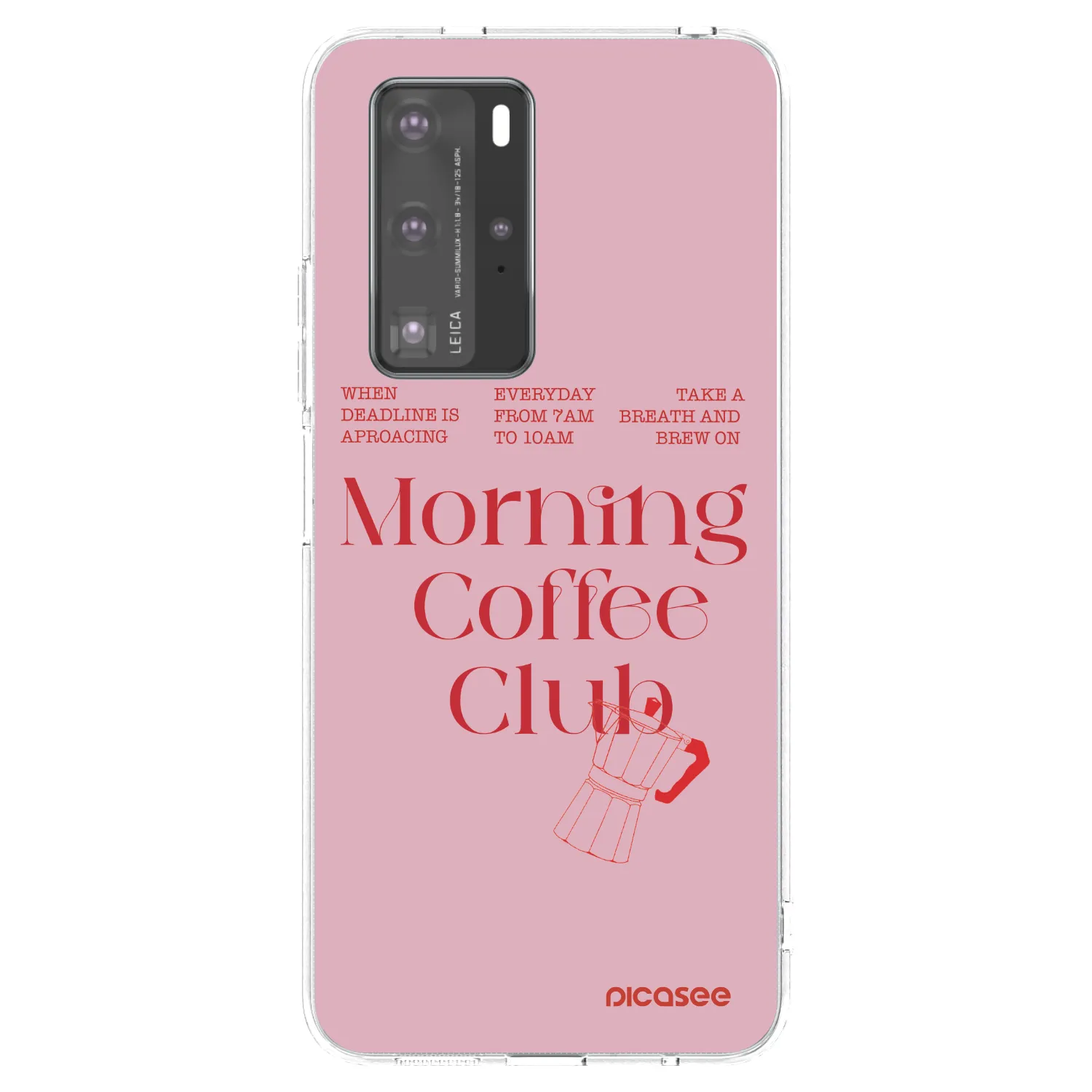 Picasee silikonska prozirna maskica za Huawei P40 Pro - Morning