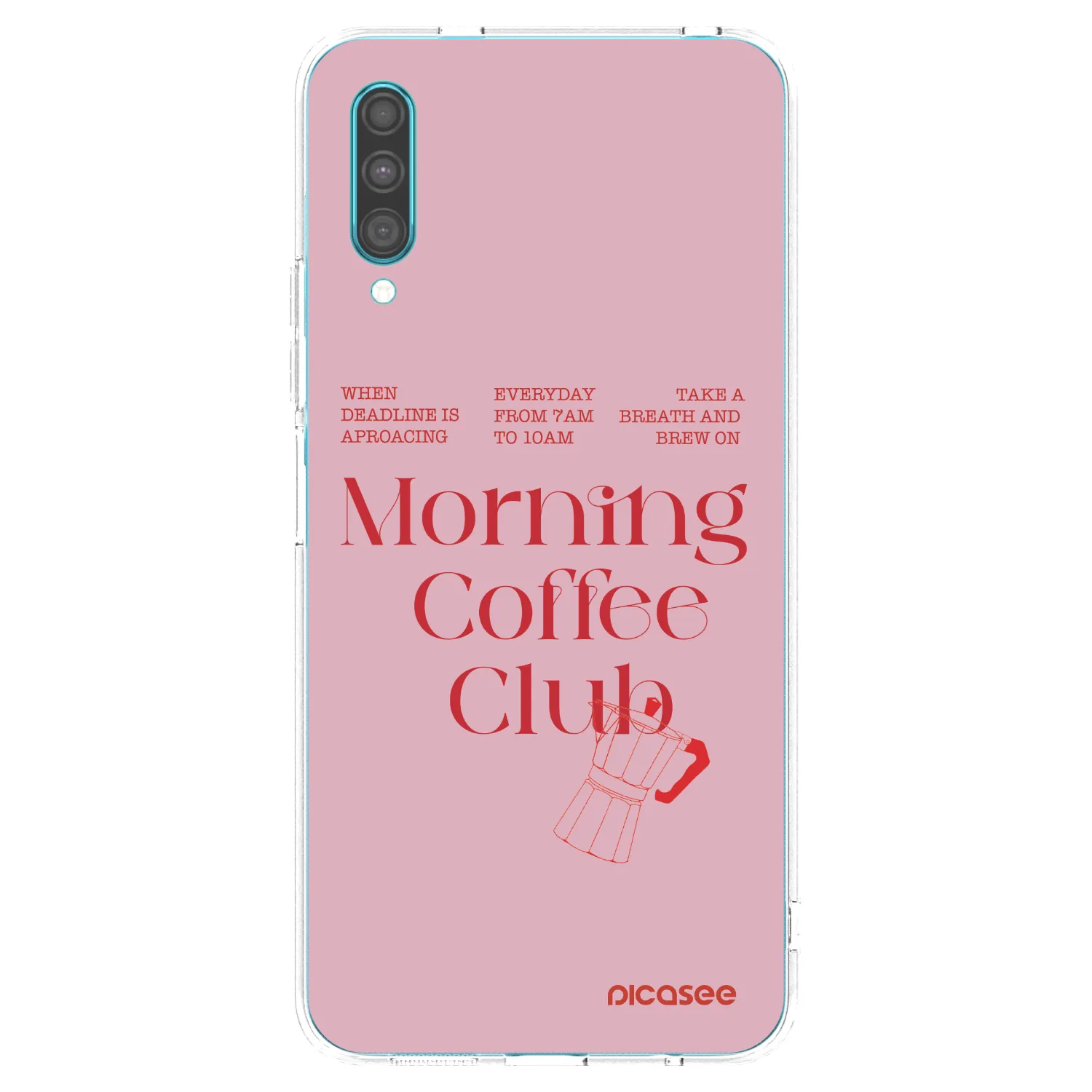 Picasee silikonska prozirna maskica za Samsung Galaxy A30s A307F - Morning
