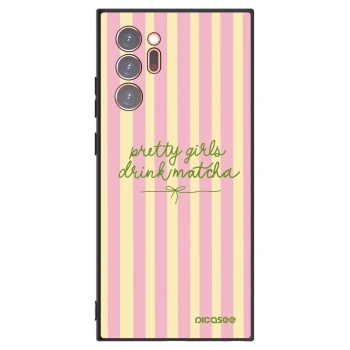 Picasee crna silikonska maskica za Samsung Galaxy Note 20 Ultra - Pretty matcha