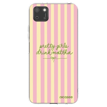 Picasee silikonska prozirna maskica za Huawei Y5P - Pretty matcha
