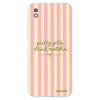 Picasee crna silikonska maskica za Xiaomi Redmi 9A - Pretty matcha