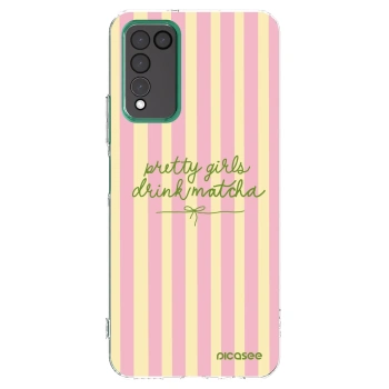 Picasee silikonska prozirna maskica za Honor 10X Lite - Pretty matcha