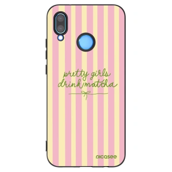 Picasee crna silikonska maskica za Huawei P20 Lite - Pretty matcha