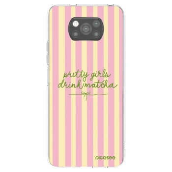 Picasee crna silikonska maskica za Xiaomi Poco X3 Pro - Pretty matcha