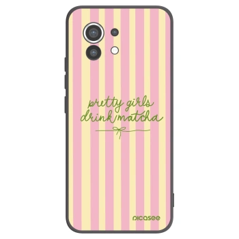 Picasee crna silikonska maskica za Xiaomi Mi 11 - Pretty matcha