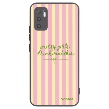 Picasee crna silikonska maskica za Xiaomi Redmi Note 10 5G - Pretty matcha