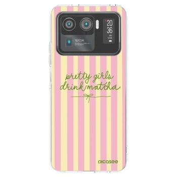 Picasee silikonska prozirna maskica za Xiaomi Mi 11 Ultra - Pretty matcha
