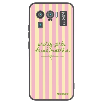 Picasee crna silikonska maskica za Xiaomi Mi 11 Ultra - Pretty matcha