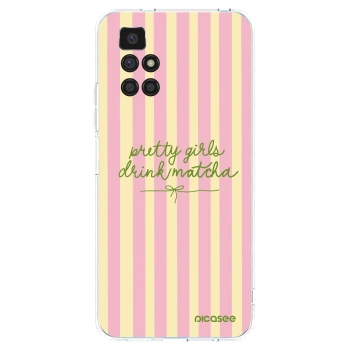 Picasee silikonska prozirna maskica za Xiaomi Redmi 10 - Pretty matcha