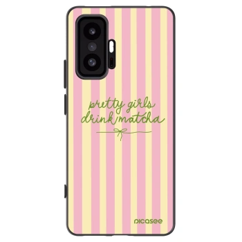 Picasee crna silikonska maskica za Xiaomi 11T - Pretty matcha