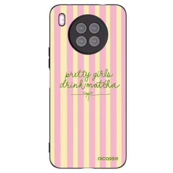 Picasee crna silikonska maskica za Huawei Nova 8i - Pretty matcha