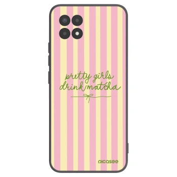Picasee crna silikonska maskica za Realme 8i - Pretty matcha