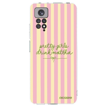 Picasee silikonska prozirna maskica za Xiaomi Redmi Note 11S 4G - Pretty matcha