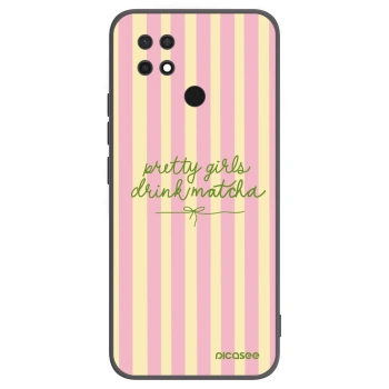 Picasee crna silikonska maskica za Xiaomi Redmi 10C - Pretty matcha