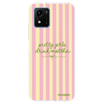 Picasee silikonska prozirna maskica za Vivo Y01 - Pretty matcha