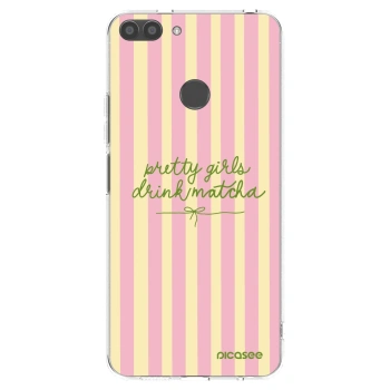 Picasee silikonska prozirna maskica za Huawei P Smart - Pretty matcha