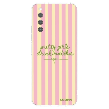 Picasee silikonska prozirna maskica za Sony Xperia 10 IV 5G - Pretty matcha