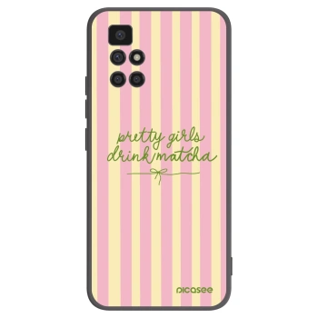 Picasee crna silikonska maskica za Xiaomi Redmi 10 (2022) - Pretty matcha