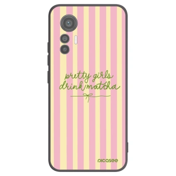 Picasee crna silikonska maskica za Xiaomi 12 Lite - Pretty matcha