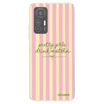 Picasee silikonska prozirna maskica za Xiaomi 12 Lite - Pretty matcha