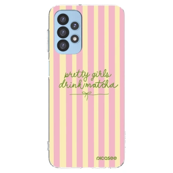 Picasee silikonska prozirna maskica za Samsung Galaxy A23 A235F 4G - Pretty matcha