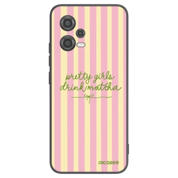 Picasee crna silikonska maskica za Xiaomi Poco X5 - Pretty matcha