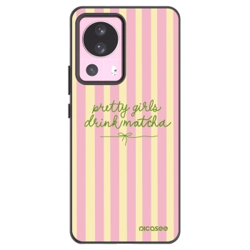 Picasee crna silikonska maskica za Xiaomi 13 Lite - Pretty matcha
