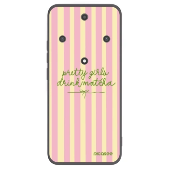 Picasee crna silikonska maskica za Honor Magic5 Lite 5G - Pretty matcha
