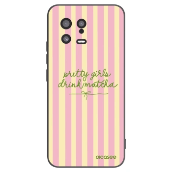Picasee crna silikonska maskica za Xiaomi 13 - Pretty matcha