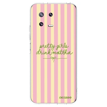Picasee silikonska prozirna maskica za Xiaomi 13 Pro - Pretty matcha