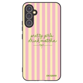 Picasee crna silikonska maskica za Samsung Galaxy A34 5G A346B - Pretty matcha