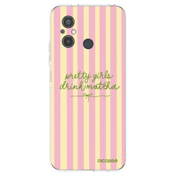 Picasee silikonska prozirna maskica za Xiaomi Redmi 12C - Pretty matcha
