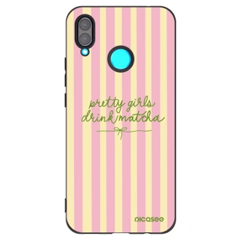Picasee crna silikonska maskica za Huawei Nova 3 - Pretty matcha