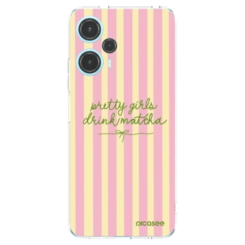 Picasee silikonska prozirna maskica za Xiaomi Poco F5 - Pretty matcha