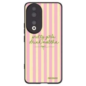 Picasee crna silikonska maskica za Honor 90 5G - Pretty matcha