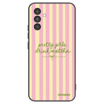 Picasee crna silikonska maskica za Samsung Galaxy A04s A047F - Pretty matcha