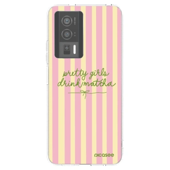 Picasee silikonska prozirna maskica za Xiaomi Poco F5 Pro 5G - Pretty matcha
