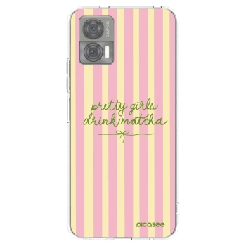 Picasee silikonska prozirna maskica za Motorola Edge 30 Neo - Pretty matcha