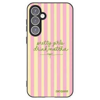 Picasee crna silikonska maskica za Samsung Galaxy S23 FE S711B - Pretty matcha