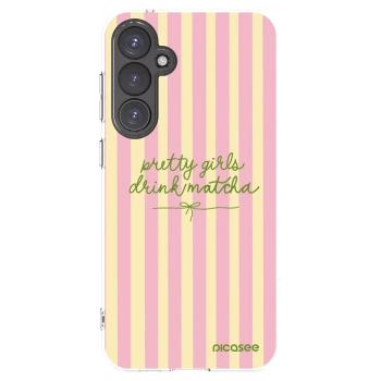 Picasee silikonska prozirna maskica za Samsung Galaxy S23 FE S711B - Pretty matcha