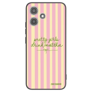 Picasee crna silikonska maskica za Xiaomi Redmi 12 5G - Pretty matcha